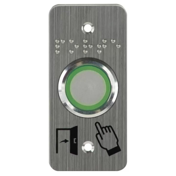 Bouton poussoir inox norme handicap Réf : SS25PMRP125