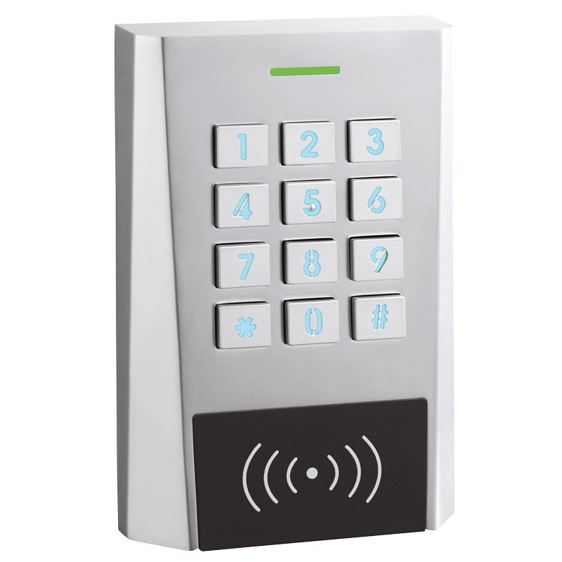 Clavier/Lecteur RFID AXK3 Métal IP66 125 KHz EM 12/24V AC/DC 999u 2R C2 Réf : IZYAXK320C2EM