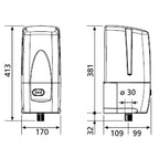 Kit bras articulés 24v BL3924 CARDIN Réf : KTBL3924MCB